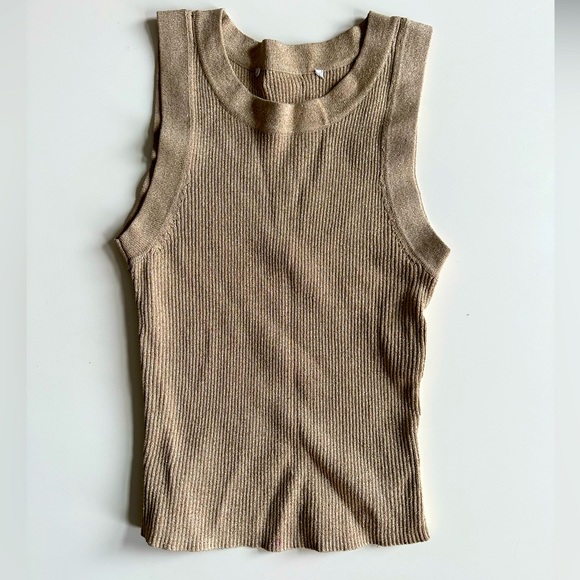 Michael Kors | Metallic Knit Skirt and Tank Top Set - Picture 2 of 7